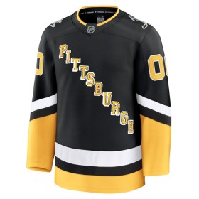 Pittsburgh Penguins tröja Customized Fanatics Premium 2024-25 Svart Tredje - NHL Tröjor Herr